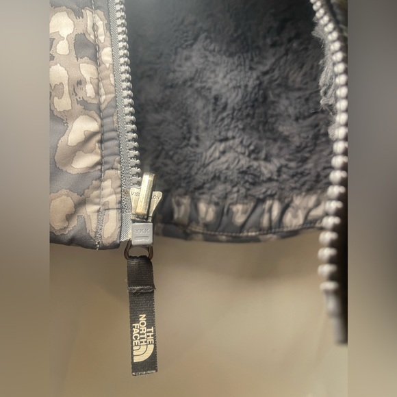 The North Face Kids' Mossbud Swirl Reversible Water Repellent Hooded Jacket XL - Picture 3 of 10